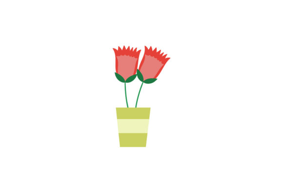 Beauty Flowers Pot Natural Graphics and Illustrations Review