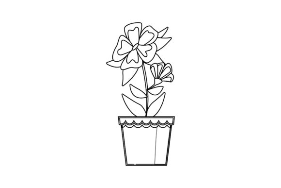 Flowers Beautiful Spring Outline Review
