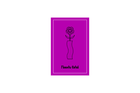 Flowers Card Beauty Simple Graphics and Illustrations Review