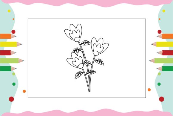 Flowers Coloring Pages for Kid 32: Graphics & Illustrations Review