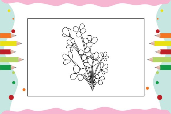 Flowers Coloring Pages for Kid 43: A Review of Graphics and Illustrations