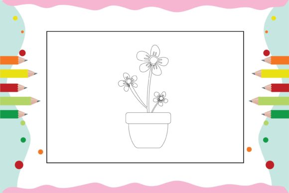 Flowers Coloring Pages for Kid 53: Graphics & Illustrations Review