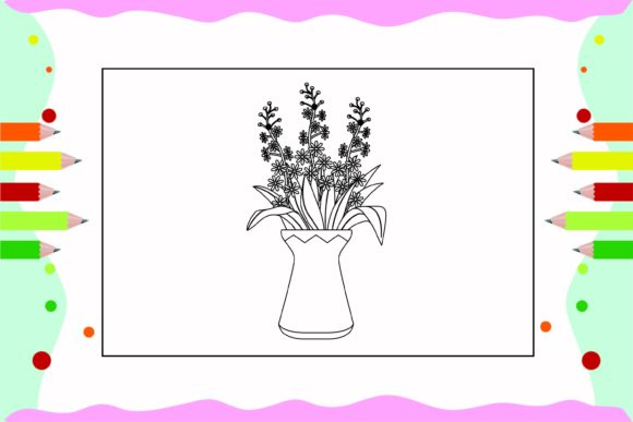 Flowers Coloring Pages for Kids 26: A Review for Graphics and Illustrations
