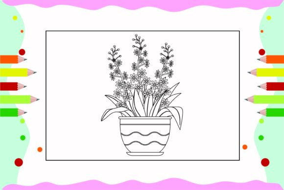 Flowers Coloring Pages for Kids 59: An Embroidery Review