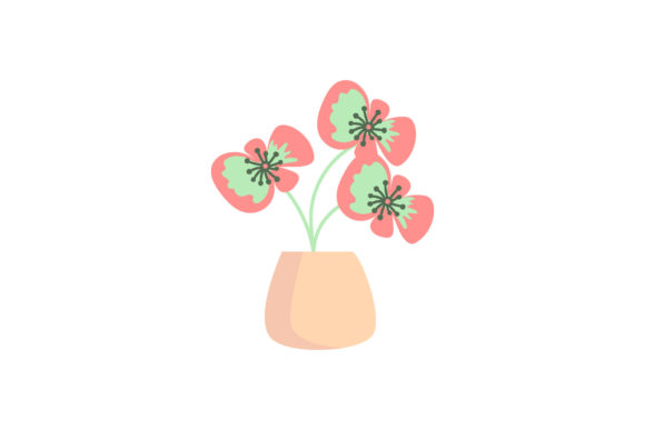 Flowers Houseplant Decorative Graphics and Illustrations Review