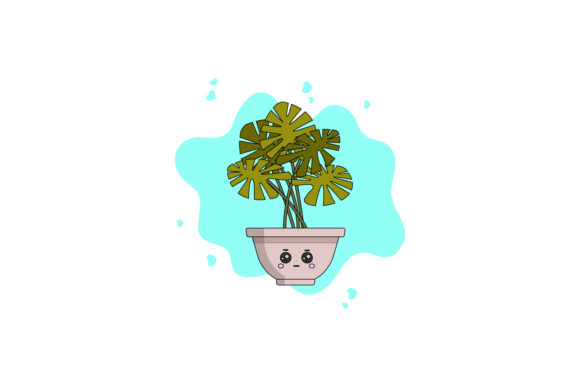 Flowers Potted Trees Cloud Graphics and Illustrations Review