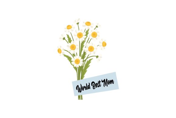 Mother s Day Greeting Card with Flowers: A Graphics and Illustrations Review