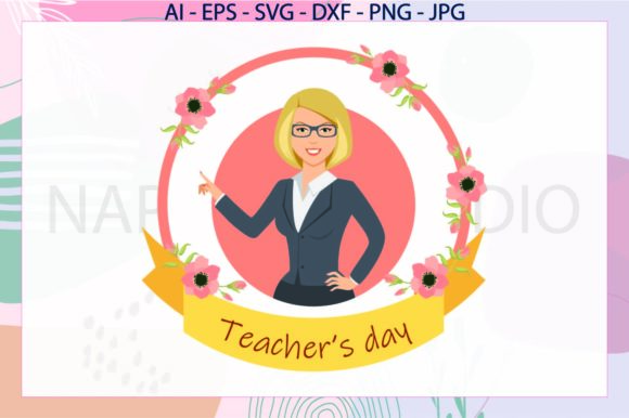Teacher Badge, Flowers Frame Svg: A Designer's Review